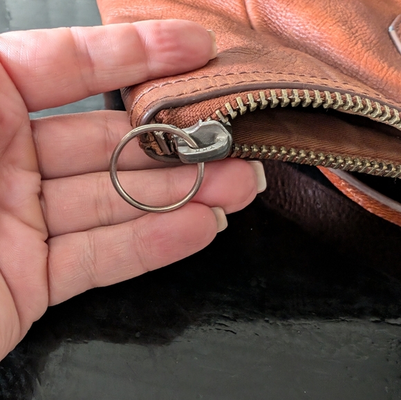 Vintage Fossil bag pecan brown - Picture 12 of 16